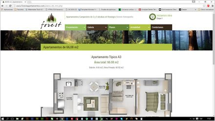 Plantas, Sitio web responsive Forest (Lorca)