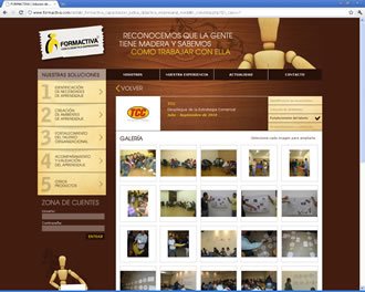 Caso de éxito (detalle), Web Formactiva