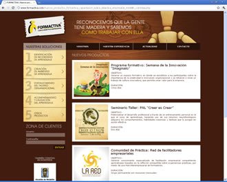 Nuevos productos, Web Formactiva