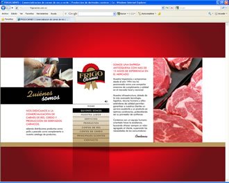 Empresa, Web Frigocarnes