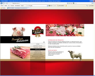 Servicios, Web Frigocarnes