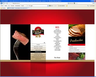 Productos, Web Frigocarnes