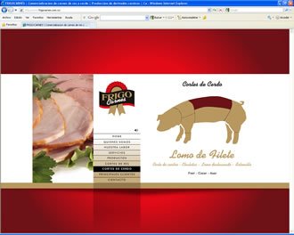 Cortes de Cerdo, Web Frigocarnes