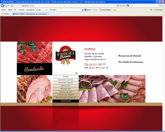 Contacto, Web Frigocarnes