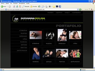 Home, Web Giovanna Molina