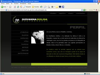 Página Típica de Textos, Web Giovanna Molina