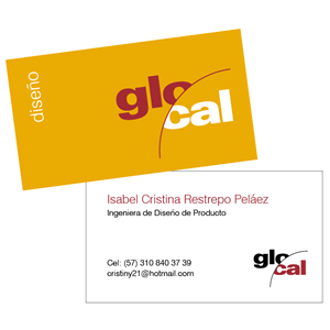 Tarjetas, Identidad Visual Glocal
