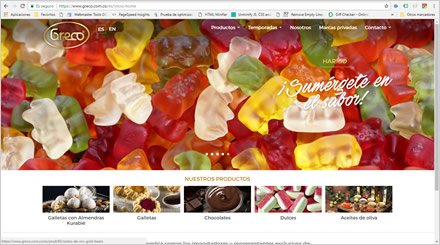 Home, Sitio Web Responsive Greco