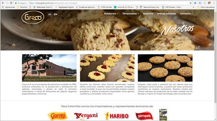 Empresa, Sitio Web Responsive Greco