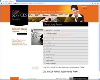 Tempoary Rental, Web G&P Services
