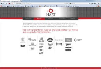 Clientes, Web CMS Joomla Hart