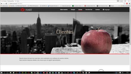 Clientes, Web Wordpress Hart Publicidad