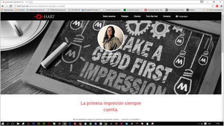Detalle post, Web Wordpress Hart Publicidad