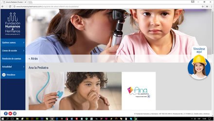 Programas, Web responsive Wordpress Fundación Humanos y Hermanos