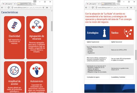 Adaptación Responsive, Web HTML5 responsive IKTINUS