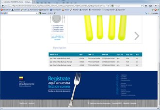 Detalle producto (scroll), Web Incametal