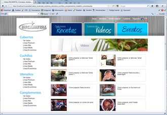 Videos, Web Incametal