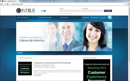 Home, Sitio web Joomla Intbus