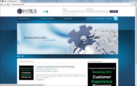 Home, Sitio web Joomla Intbus
