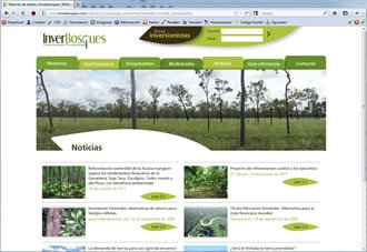 Noticias, Web y Extranet Inverbosques