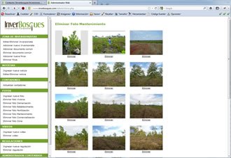 Administrador (ejemplo 5), Web y Extranet Inverbosques