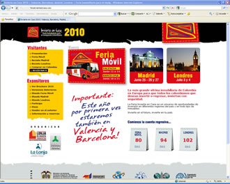 Home, Web Feria Invierte en Casa