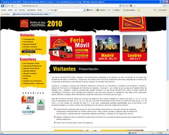 Presentación, Web Feria Invierte en Casa