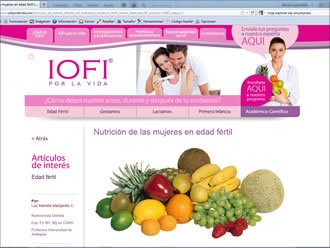 Artículos, Web Laboratorios Laproff