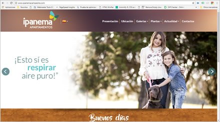 Home, Web Responsive Admin/ Ipanema campestre