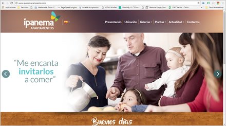 Home, Web Responsive Admin/ Ipanema campestre