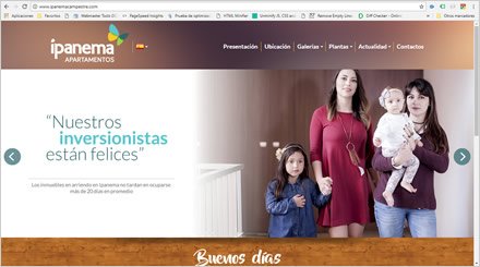 Home, Web Responsive Admin/ Ipanema campestre