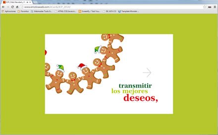 Story, e-card navideña ISA-ETESA