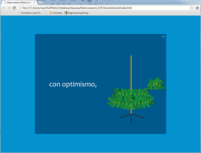 Story 3, e-card navidad ISA Etesa