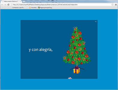 Story 6, e-card navidad ISA Etesa