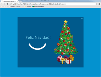 Story 10, e-card navidad ISA Etesa