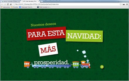 Story 5, eCard Navideña HTML5 ISA-ETESA