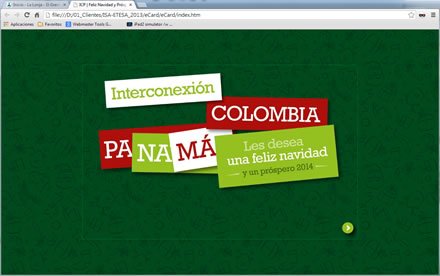 Story 8, eCard Navideña HTML5 ISA-ETESA