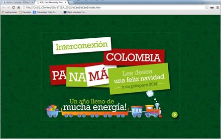 Story 9, eCard Navideña HTML5 ISA-ETESA