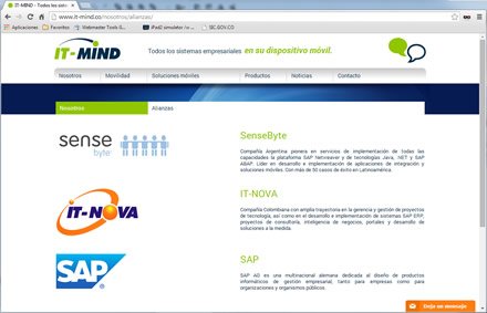 Alianzas, Web Responsive WP It-Mind