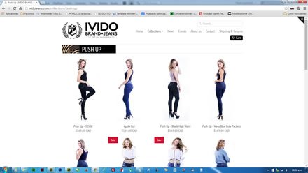Categoría, Tienda Shopify Ivido Jeans