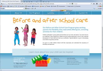 After school care, Web KidzLab