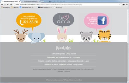Home (scroll), Web Responsive Koalala