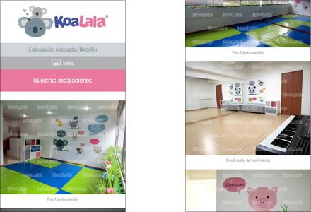 Responsive web, Web Responsive Koalala