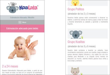 Responsive web, Web Responsive Koalala