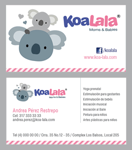 Tarjeta, Naming + Branding KoaLala