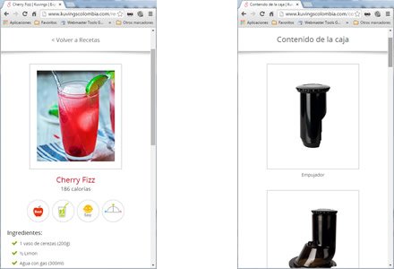 Adaptación Responsive, Sitio Responsive Admin/ Kuvings