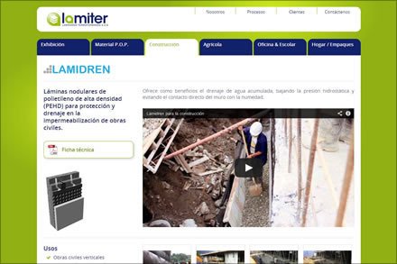 Contendio especial, Sitio web Lamiter