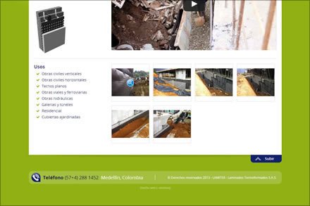 Contendio especial, Sitio web Lamiter
