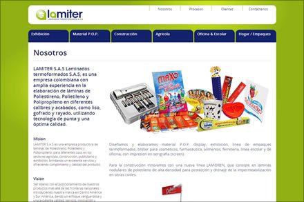 Nosotros, Sitio web Lamiter