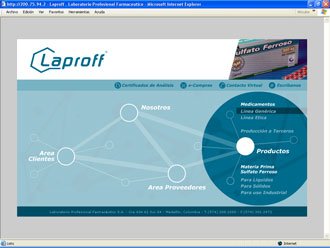 Menú 2, Web Laproff